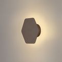 Melody Magnetic Base Wall Lamp, 12W LED 3000K 498lm, 15cm Horizontal Hexagonal, Coffee additional 1