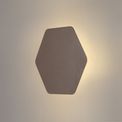 Melody Magnetic Base Wall Lamp, 12W LED 3000K 498lm, 20cm Horizontal Hexagonal, Coffee additional 1