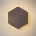 Melody Magnetic Base Wall Lamp, 12W LED 3000K 498lm, 20cm Vertical Hexagonal, Coffee additional 1