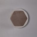 Melody LED 12W 3000K Magnetic Base Hexagonal Design, with Coffee &amp; Frosted Acrylic Wall Lamp additional 2