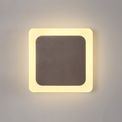 Melody Magnetic Base Wall Lamp, 12W LED 3000K 498lm, 15/19cm Square Centre, Coffee/Acrylic Frosted Diffuser additional 4