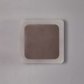 Melody Magnetic Base Wall Lamp, 12W LED 3000K 498lm, 15/19cm Square Centre, Coffee/Acrylic Frosted Diffuser additional 5