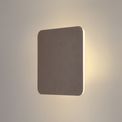 Melody Magnetic Base Wall Lamp, 12W LED 3000K 498lm, 20/19cm Square Centre, Coffee/Acrylic Frosted Diffuser additional 1