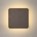 Melody Magnetic Base Wall Lamp, 12W LED 3000K 498lm, 20/19cm Square Centre, Coffee/Acrylic Frosted Diffuser additional 3