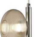 Rachel Multiple Pendant, 3 x 8W LED, 4000K, Smoked, Copper &amp; Champagne/Polished Chrome, additional 7