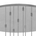 Ireine Polished Chrome 13 Light G9 Universal 2.5m Round Multiple Pendant, Suitable For A Vast Selection Of Glass Shades additional 6