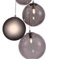 Rylee, 5 x G9, Polished Chrome/Smoked Glass Pendant Light additional 6