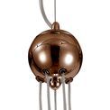 Rylee Pendant, 5 x G9, Antique Copper/Opal &amp; Copper Glass additional 8