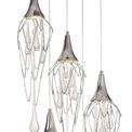 Ida Pendant Round, 5 x GU10, Polished Chrome additional 6