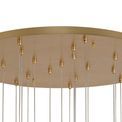 Bella Pendant Round 5m, 21 x 4.5W LED, 3000K, 3360lm, Painted Brushed Gold,  Item Weight: 34.2kg additional 6
