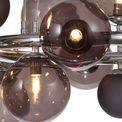 Rylee Circular Pendant, 12 x G9, Polished Chrome, Smoked/Black Glass additional 10