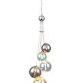 Rylee Pendant, 5 x G9, Polished Chrome/Iridescent Glass additional 3