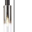 Brita Slim Round Pendant, 3 Light Adjustable E27, Black/Smoke Fade Glass additional 9