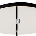 Brita Slim Round Pendant, 3 Light Adjustable E27, Black/Smoke Fade Glass additional 8