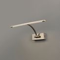 Pearl Small 1 Arm Satin Nickel Wall Lamp/Picture Light (1 x 6W LED, 3000K, 470lm) additional 1