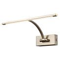 Pearl Small 1 Arm Satin Nickel Wall Lamp/Picture Light (1 x 6W LED, 3000K, 470lm) additional 3