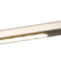 Pearl Large 1 Arm Wall Lamp/Picture Light, 1 x 10W LED, 3000K, 850lm, Satin Nickel, additional 5