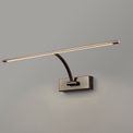 Pearl Large 1 Arm Wall Lamp/Picture Light, 1 x 10W LED, 3000K, 850lm, Bronze, additional 1