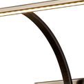 Pearl Large 1 Arm Wall Lamp/Picture Light, 1 x 10W LED, 3000K, 850lm, Bronze, additional 7