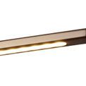 Pearl Large 1 Arm Wall Lamp/Picture Light, 1 x 10W LED, 3000K, 850lm, Bronze, additional 6
