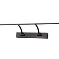 Pearl Large 2 Arm LED Wall Lamp/Picture Light in Sand Black additional 3