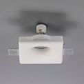 Samira Square Deep Recessed Spotlight, 1 x GU10, White Paintable Gypsum, Cut Out: L:123mmxW:123mm additional 2