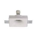 Samira Square Deep Recessed Spotlight, 1 x GU10, White Paintable Gypsum, Cut Out: L:123mmxW:123mm additional 7