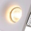 Samira Square Deep Recessed Spotlight, 1 x GU10, White Paintable Gypsum, Cut Out: L:123mmxW:123mm additional 11