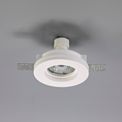 Samira Round Stepped Recessed Spotlight,  1 x GU10, White Paintable Gypsum, Cut Out: D:103mm additional 2