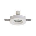 Samira Round Stepped Recessed Spotlight,  1 x GU10, White Paintable Gypsum, Cut Out: D:103mm additional 6