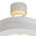 Samira Round Stepped Recessed Spotlight,  1 x GU10, White Paintable Gypsum, Cut Out: D:103mm additional 13
