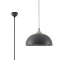 Alicia 38cm Small Pendant, 1 x E27, Graphite/Satin Nickel additional 4
