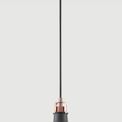 Bronx Small Pendant, 1 x E27, Graphite/Copper/White additional 1