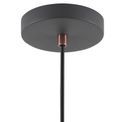 Bronx Small Pendant, 1 x E27, Graphite/Copper/White additional 5