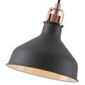Bronx Small Pendant, 1 x E27, Graphite/Copper/White additional 6