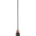 Bronx Small Pendant, 1 x E27, Graphite/Copper/White additional 3
