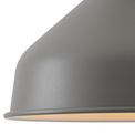 Bronx Small Pendant, 1 x E27, Sand Grey/Copper/White additional 9