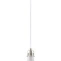 Bronx Small Pendant, 1 x E27, Sand White/Satin Nickel/White additional 4