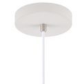 Bronx Small Pendant, 1 x E27, Sand White/Satin Nickel/White additional 6