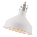 Bronx Small Pendant, 1 x E27, Sand White/Satin Nickel/White additional 7