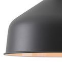 Bronx Medium Pendant, 1 x E27, Graphite/Copper/White additional 9