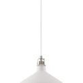 Bronx Medium Pendant Light in Sand White/Satin Nickel/White additional 4