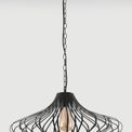 Kylie Pendant, 1 x E27, Matt Black additional 1
