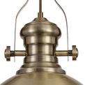 Lucinda Pendant, 1 x E27, Antique Brass/Frosted Glass additional 6