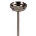 Lucinda Pendant, 1 x E27, Polished Nickel/Frosted Glass additional 9