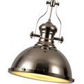 Lucinda Pendant, 1 x E27, Polished Nickel/Frosted Glass additional 8