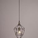 Destiny Medium 1 Light Pendant in Antique Brass additional 1