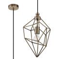 Destiny Medium 1 Light Pendant in Antique Brass additional 5