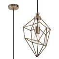 Destiny Medium 1 Light Pendant in Antique Brass additional 6