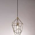 Destiny Large Pendant, 1 x E27, Antique Brass additional 1